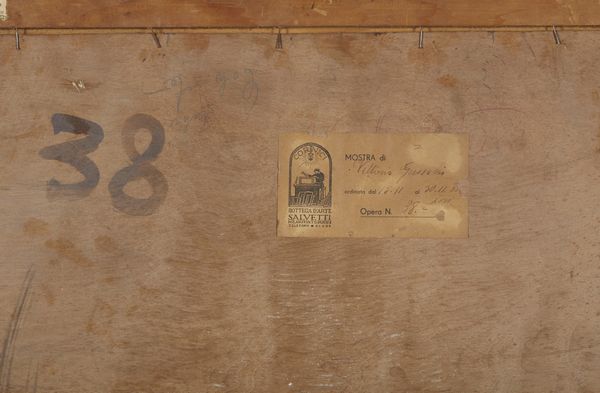 GUSSONI VITTORIO (1893 - 1968) : La modella  - Asta Asta 493 | ARTE ANTICA E DEL XIX SECOLO - Dipinti e sculture del XIX secolo Tradizionale - Associazione Nazionale - Case d'Asta italiane