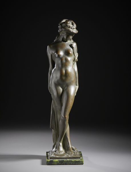 SAROLDI ENRICO (1878 - 1954) : Figura femminile con serpente (Salammb)  - Asta Asta 493 | ARTE ANTICA E DEL XIX SECOLO - Dipinti e sculture del XIX secolo Tradizionale - Associazione Nazionale - Case d'Asta italiane