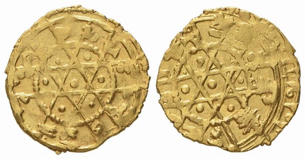 PALERMO. Sicilia. Fatimidi. Al-Mustansir (1036 - 1094). Robai. Au (1,01 g; 14,5 mm)  - Asta Monete e medaglie medievali e moderne italiane ed estere - Associazione Nazionale - Case d'Asta italiane