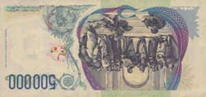 REPUBBLICA ITALIANA. 500000 Lire Raffaello Sanzio 13-05-1997  - Asta Monete e medaglie medievali e moderne italiane ed estere - Associazione Nazionale - Case d'Asta italiane