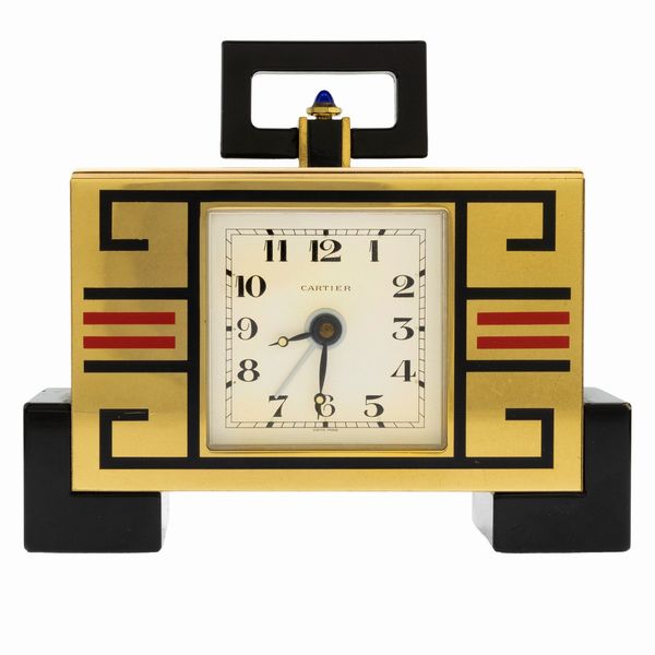 Cartier pendulette sveglia stile Art Dec�  - Asta Gioielli e Orologi - Associazione Nazionale - Case d'Asta italiane