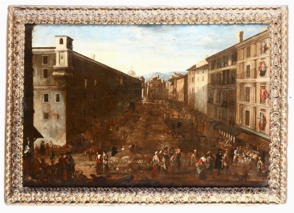 Mercato di Piazza Nuova Genova  - Asta Dipinti Antichi - Associazione Nazionale - Case d'Asta italiane