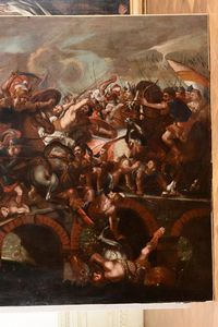 Battaglia di Ponte Milvio  - Asta Dipinti Antichi - Associazione Nazionale - Case d'Asta italiane