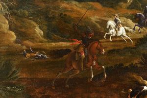 Paesaggio con cavalieri  - Asta Dipinti Antichi - Associazione Nazionale - Case d'Asta italiane