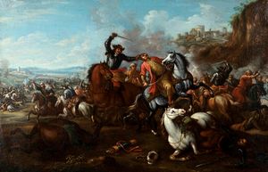 Reder Christian - Scontro tra cavallerie cristiane e turche
