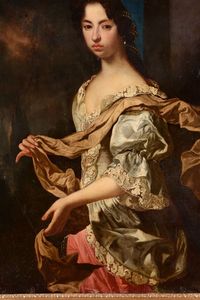 Adler Salomon : Ritratto della contessa Isabella di Worchstein  - Asta Dipinti Antichi - Associazione Nazionale - Case d'Asta italiane