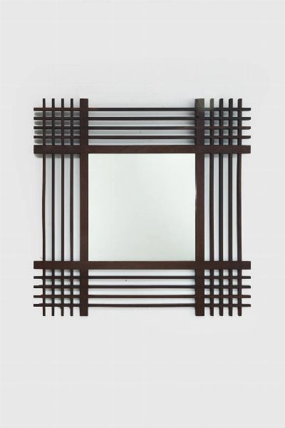 ETTORE SOTTSASS : Grande specchiera  - Asta Design - Associazione Nazionale - Case d'Asta italiane