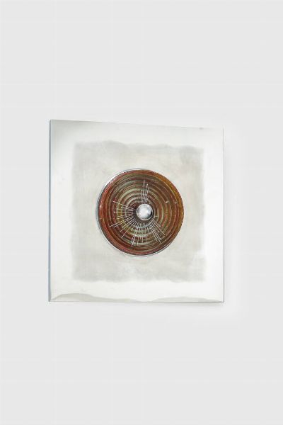 ANGELO BROTTO : Pannello luminoso quadrato  - Asta Design - Associazione Nazionale - Case d'Asta italiane