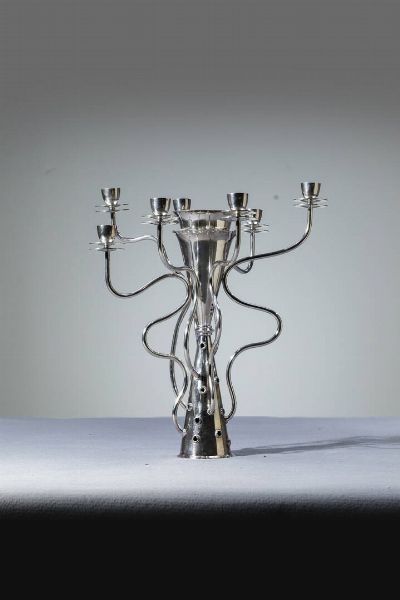 Borek Sipek : Portacandele a sette braccia  - Asta Design - Associazione Nazionale - Case d'Asta italiane