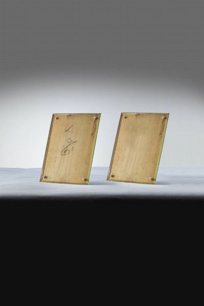Luigi Fontana : Coppia di portafotografie  - Asta Design - Associazione Nazionale - Case d'Asta italiane