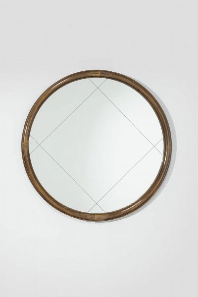 PRODUZIONE ITALIANA : Specchio rotondo  - Asta Design - Associazione Nazionale - Case d'Asta italiane