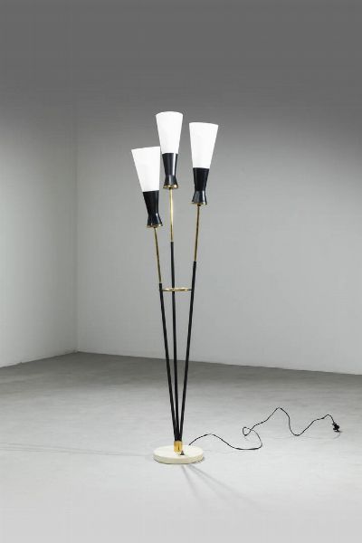 PRODUZIONE ITALIANA : Lampada da terra  - Asta Design - Associazione Nazionale - Case d'Asta italiane