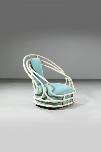 PRODUZIONE BRASILIANA : Poltrona girevole  - Asta Design - Associazione Nazionale - Case d'Asta italiane