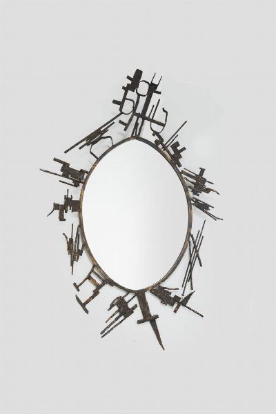 Salvino Marsura : Specchio da parete  - Asta Design - Associazione Nazionale - Case d'Asta italiane