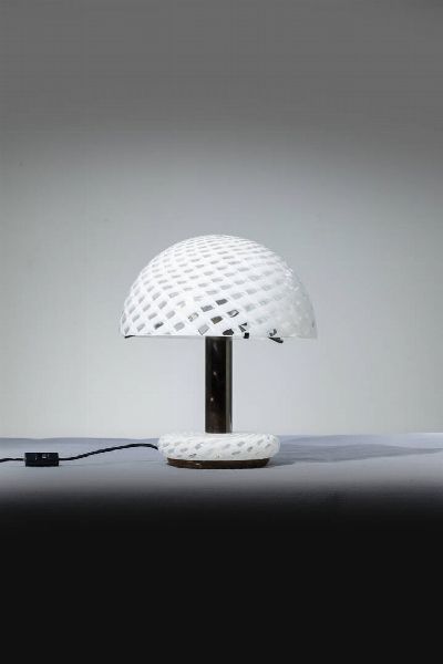 PRODUZIONE MURANESE : Lampada da tavolo  - Asta Design - Associazione Nazionale - Case d'Asta italiane