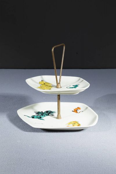 ANDLOVIZ GUIDO  FINI LEONOR : Alzata  - Asta Design - Associazione Nazionale - Case d'Asta italiane