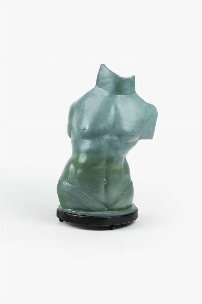 MARTINO BISSACCO Taglio di Po (RO) 1941 : Busto in ceramica  - Asta Design - Associazione Nazionale - Case d'Asta italiane