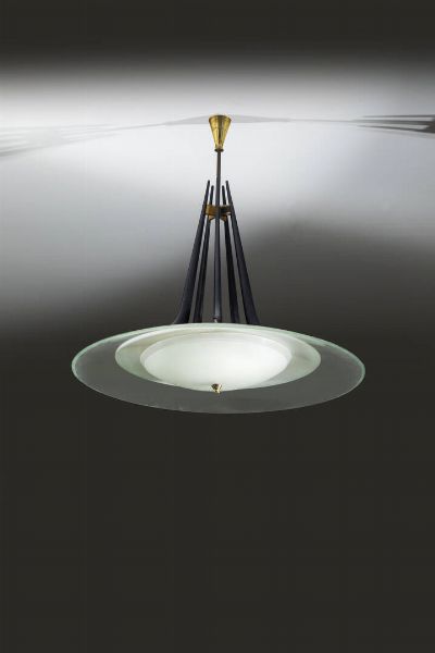 MAX INGRAND : Lampadario  - Asta Design - Associazione Nazionale - Case d'Asta italiane