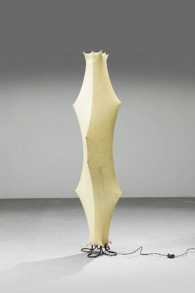 ACHILLE E PIER GIACOMO CASTIGLIONI : Lampada da terra mod. Fantasma  - Asta Design - Associazione Nazionale - Case d'Asta italiane