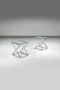 PRODUZIONE ITALIANA - Coppia di tavolini