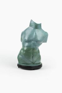 MARTINO BISSACCO Taglio di Po (RO) 1941 - Busto in ceramica