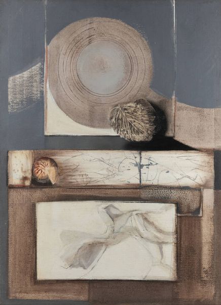 GIACOMO SOFFIANTINO Torino 1929 - 2013 : Composizione  - Asta Dipinti  - Associazione Nazionale - Case d'Asta italiane