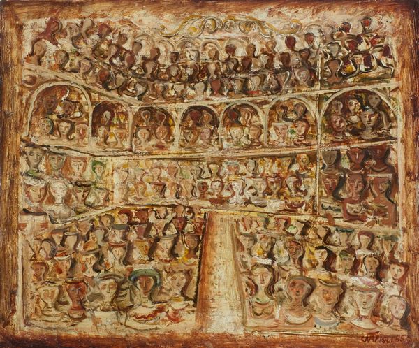 Massimo Campigli : Senza titolo (Teatro)  - Asta Arte Moderna e Contemporanea  - Associazione Nazionale - Case d'Asta italiane