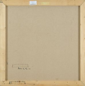 FRANCO ANGELI : Half Dollar (Antipittura)  - Asta Arte Moderna e Contemporanea  - Associazione Nazionale - Case d'Asta italiane