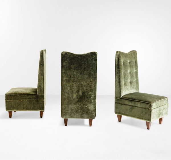 CESARE LACCA : Tre poltrone  - Asta Design - Associazione Nazionale - Case d'Asta italiane