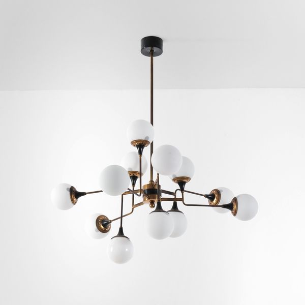 STILNOVO : Lampada a sospensione  - Asta Design - Associazione Nazionale - Case d'Asta italiane