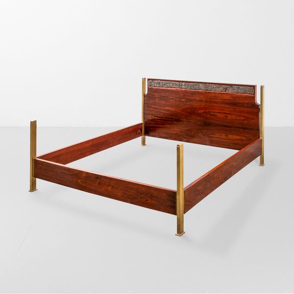 OSVALDO BORSANI : Letto matrimoniale  - Asta Design - Associazione Nazionale - Case d'Asta italiane