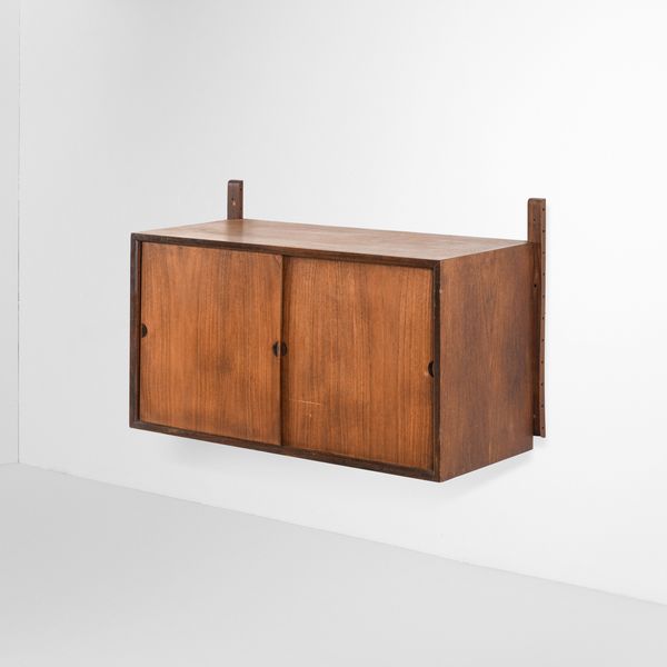 Poul Cadovius : Mobile contenitore a parete.  - Asta Design - Associazione Nazionale - Case d'Asta italiane