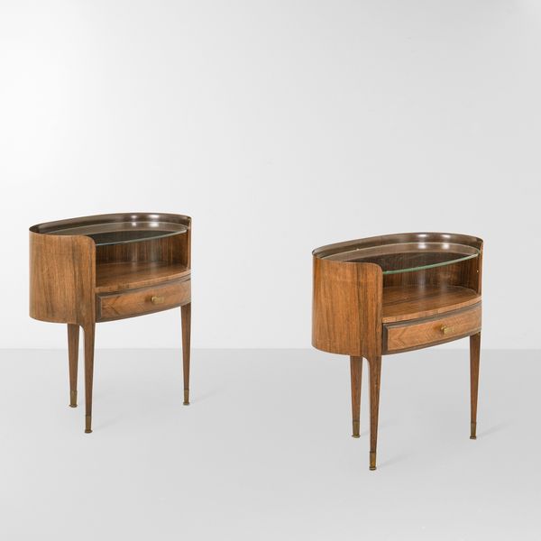 PAOLO BUFFA : Due comodini  - Asta Design - Associazione Nazionale - Case d'Asta italiane