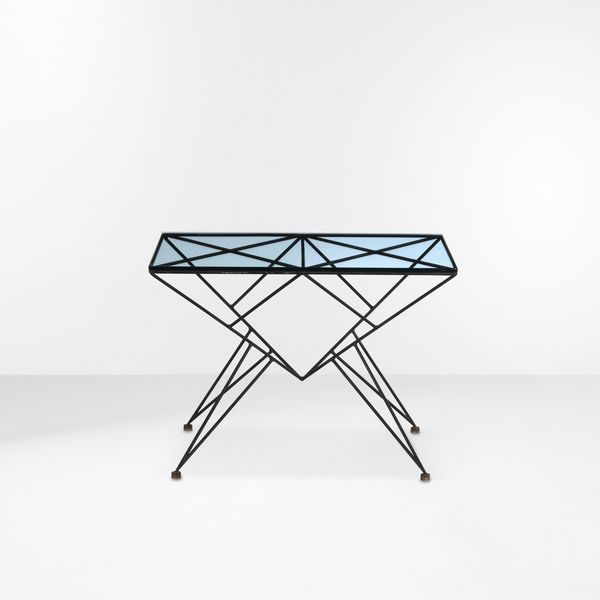 GIOVANNI FERRABINI : Tavolo scultoreo.  - Asta Design - Associazione Nazionale - Case d'Asta italiane