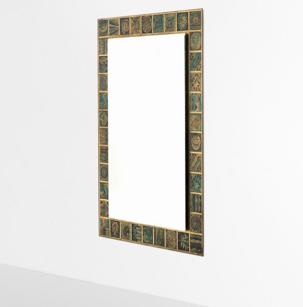 Erwin Burger : Specchio a parete  - Asta Design - Associazione Nazionale - Case d'Asta italiane