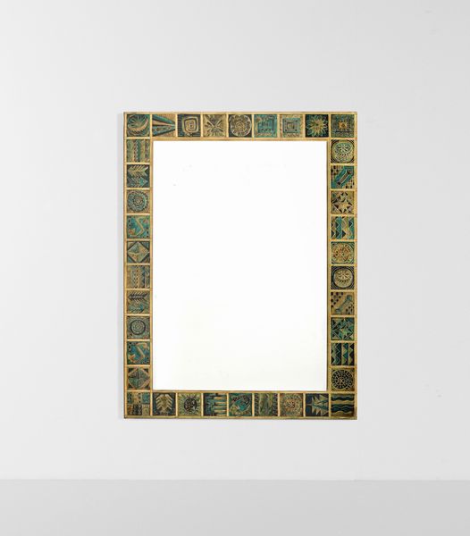 Erwin Burger : Specchio a parete  - Asta Design - Associazione Nazionale - Case d'Asta italiane