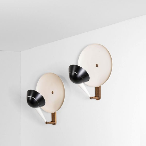 STILNOVO : Due lampade a parete  - Asta Design - Associazione Nazionale - Case d'Asta italiane