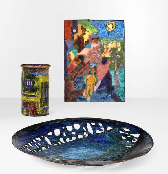 Set di oggetti smaltati  - Asta Design - Associazione Nazionale - Case d'Asta italiane