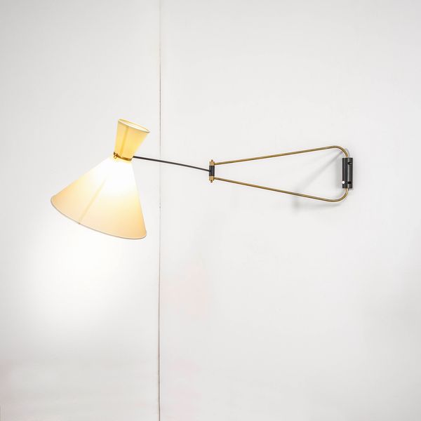 Robert Mathieu : Lampada a parete  - Asta Design - Associazione Nazionale - Case d'Asta italiane