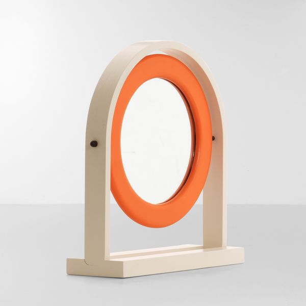 ETTORE SOTTSASS : Specchio da tavolo Sandretta mod. SP63  - Asta Design - Associazione Nazionale - Case d'Asta italiane
