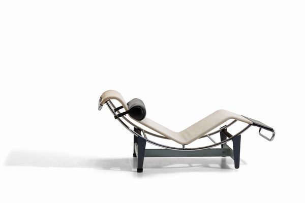 Charlotte Perriand & Le Corbusier : Chaise longue mod. LC4  - Asta Design - Associazione Nazionale - Case d'Asta italiane