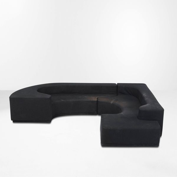 Roberto Pamio, Renato Toso e Noti Massari : Divano mod. Lara  - Asta Design - Associazione Nazionale - Case d'Asta italiane