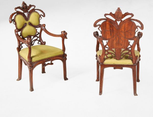 Ernesto Basile : Due poltrone  - Asta Design - Associazione Nazionale - Case d'Asta italiane