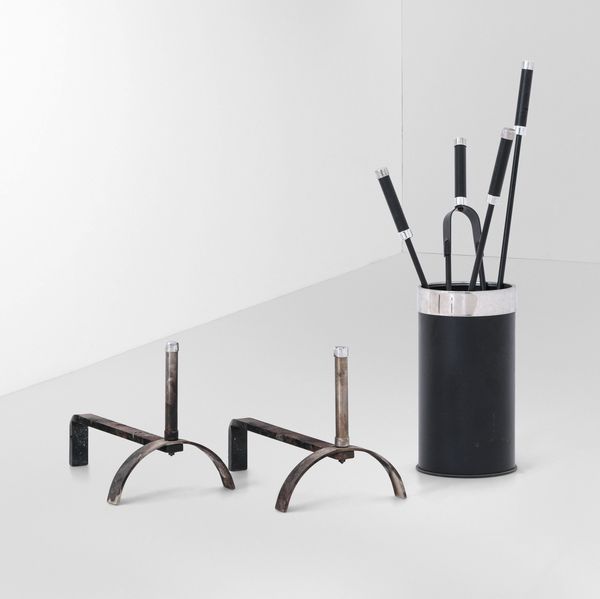Set da camino.  - Asta Design - Associazione Nazionale - Case d'Asta italiane