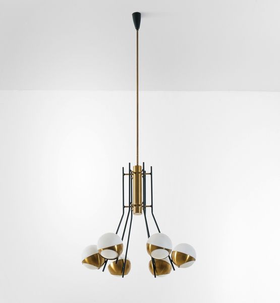 STILNOVO : Lampada a sospensione  - Asta Design - Associazione Nazionale - Case d'Asta italiane