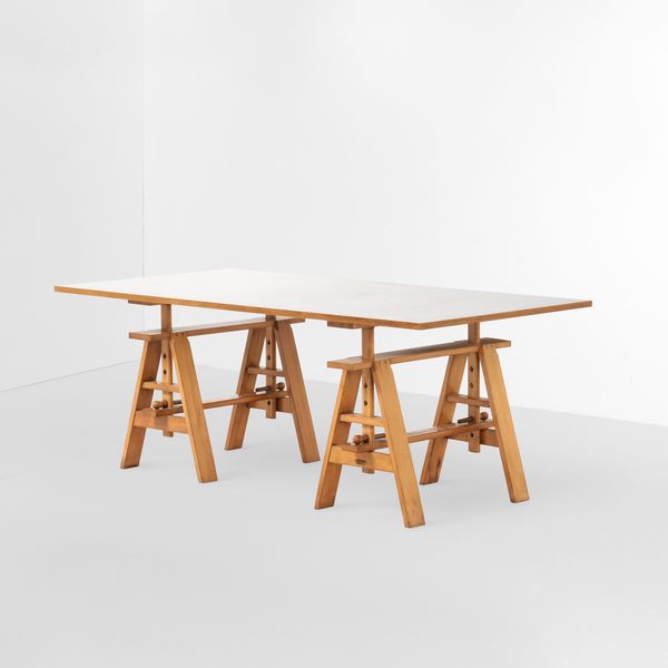 ACHILLE E PIERGIACOMO CASTIGLIONI : Tavolo mod. Leonardo  - Asta Design - Associazione Nazionale - Case d'Asta italiane