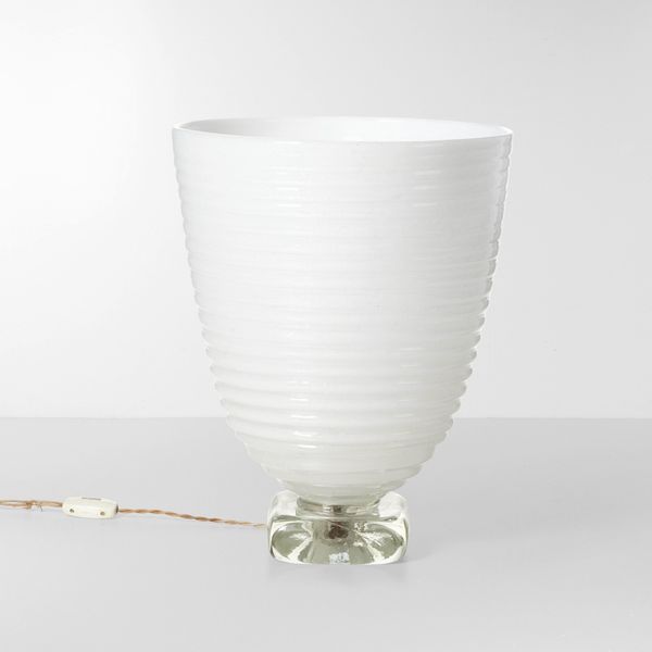 FERRO TOSO BAROVIER : Lampada da tavolo  - Asta Design - Associazione Nazionale - Case d'Asta italiane