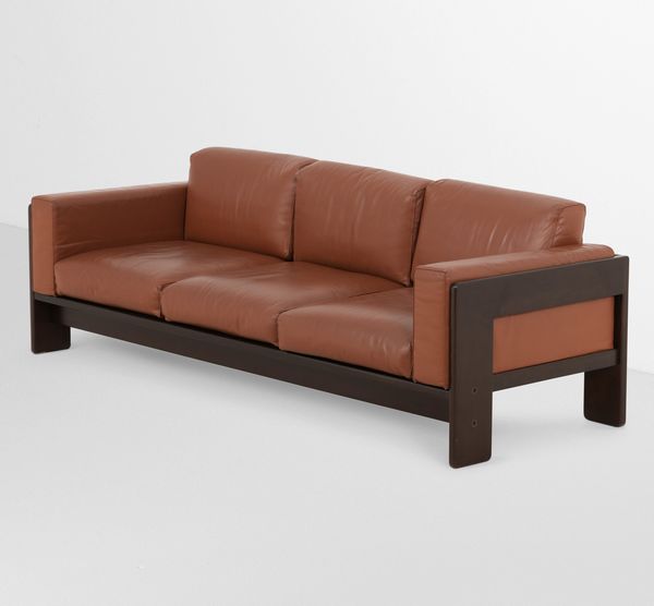 AFRA E TOBIA SCARPA : Divano a tre posti mod. Bastiano  - Asta Design - Associazione Nazionale - Case d'Asta italiane