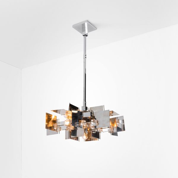 GAETANO SCIOLARI : Lampada a sospensione  - Asta Design - Associazione Nazionale - Case d'Asta italiane