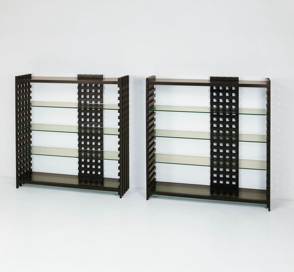 Gil e Xavier David : Due grandi librerie  - Asta Design - Associazione Nazionale - Case d'Asta italiane